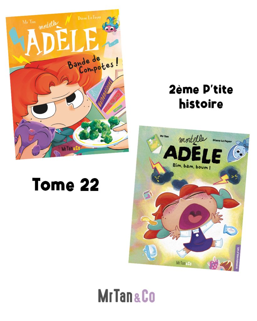 Lire la suite à propos de l’article Sortie du tome 22 de Mortelle Adèle et 2ème p’tite histoire