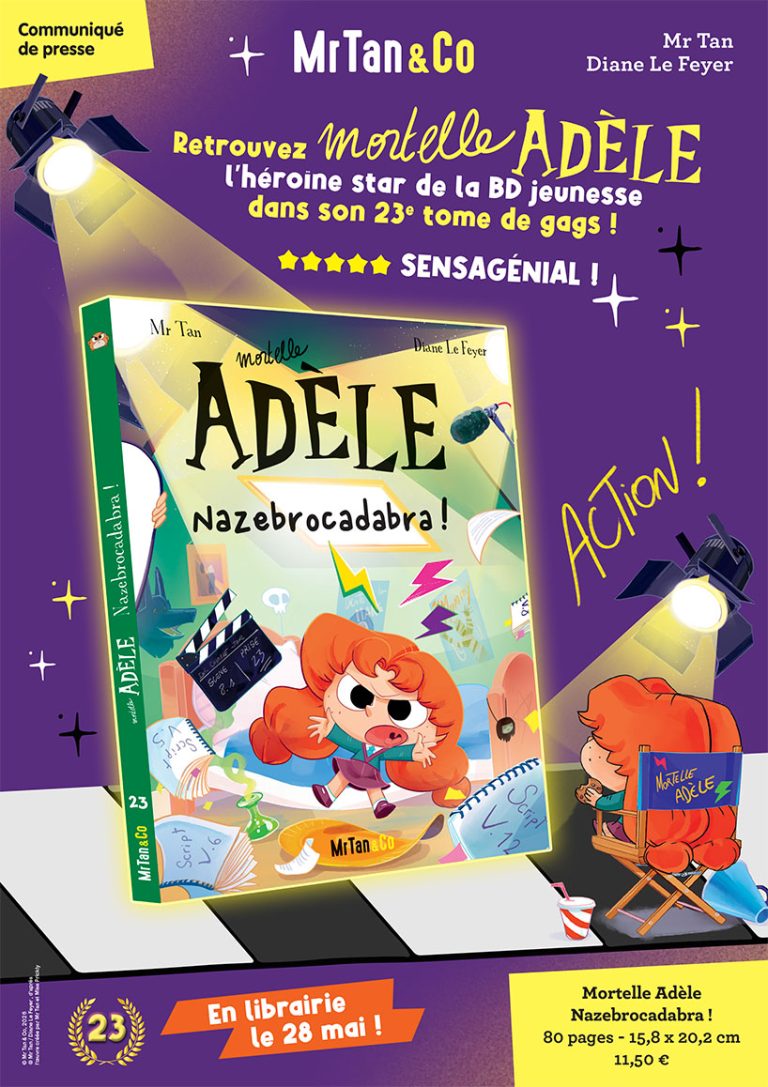 Lire la suite à propos de l’article Sortie du tome 23 de Mortelle Adèle