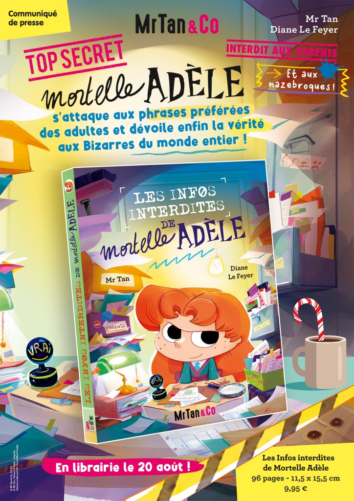 Lire la suite à propos de l’article Sortie des Infos Interdites de Mortelle Adèle